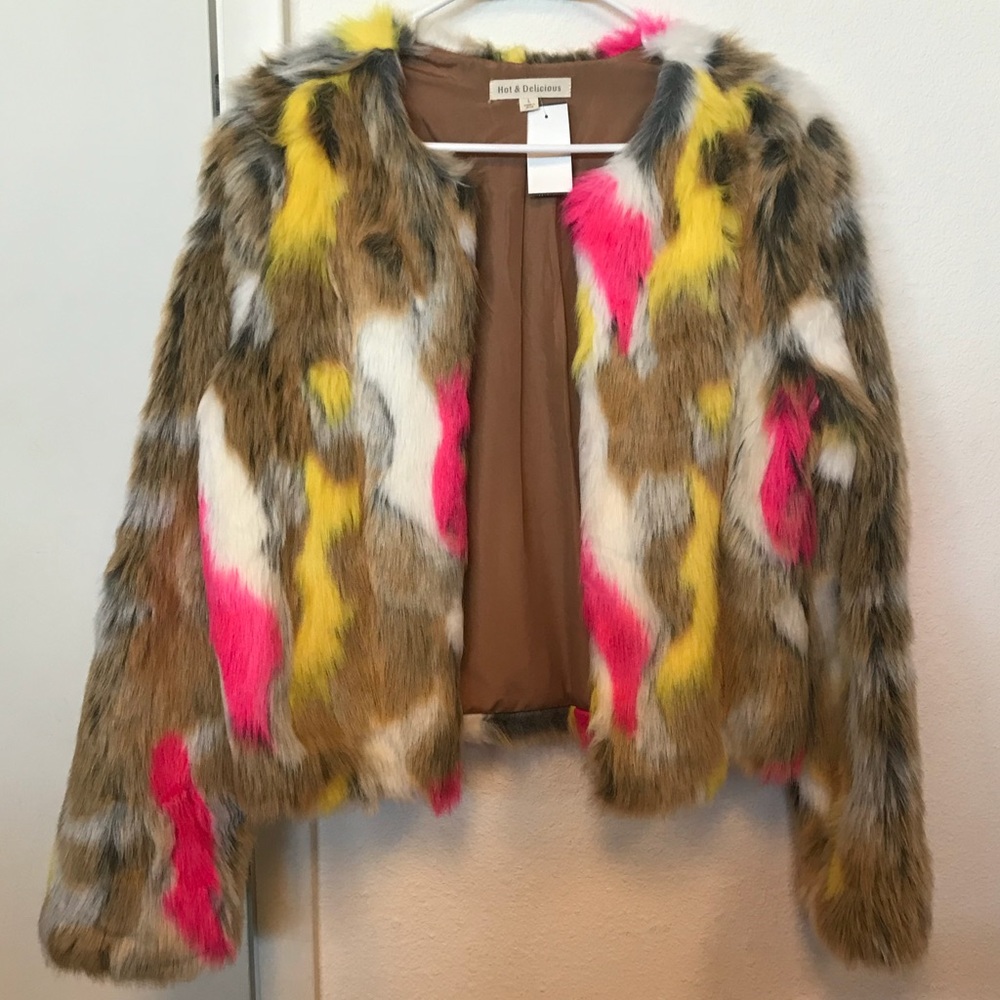 Gorgeous faux fur coat